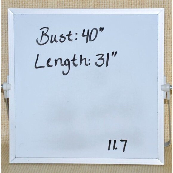 Chico's 1 Blue Ombre Open Front Chambray Shacket Jacket Size M 8 Pockets - Picture 13 of 13